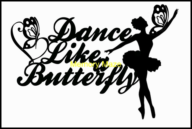 Dance like a butterfly 2  120 x 82 mm min buy 3 also available a